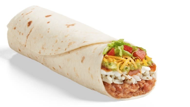 Del Taco 8 Layer Veggie Burrito