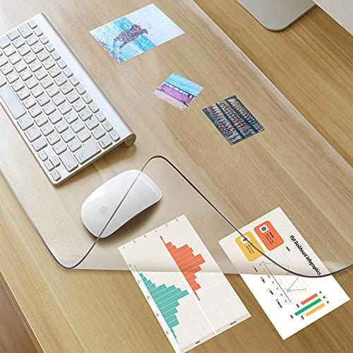 7) Clear Desk Pad