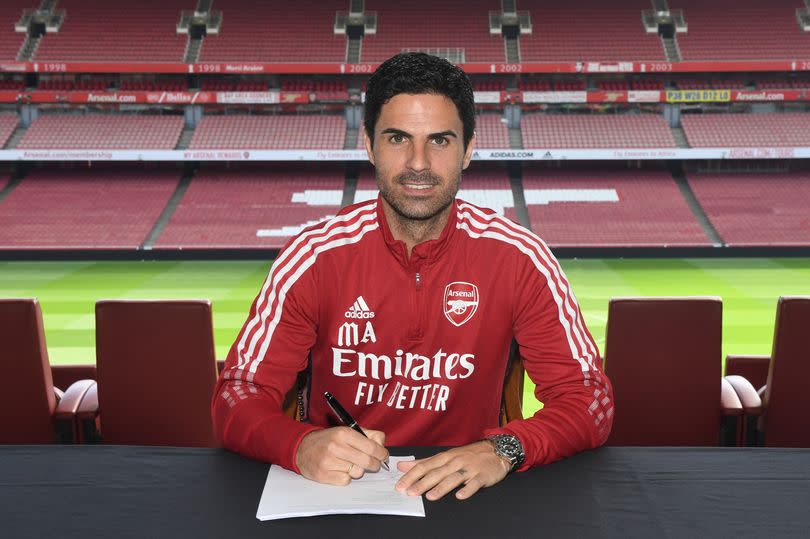 Mikel Arteta is still yet to sign a new contract with Arsenal