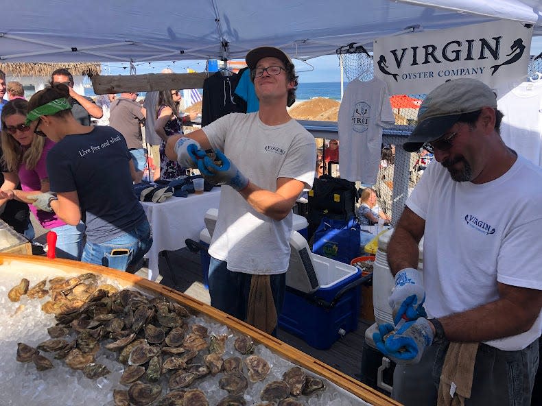 Virgin Oyster Company will again be on hand at Oysterfest at Bernie's Beach Bar Saturday, Sept. 24.
