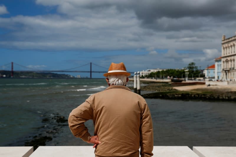 FILE PHOTO: Tourism amid COVID-19 pandemic, in Lisbon