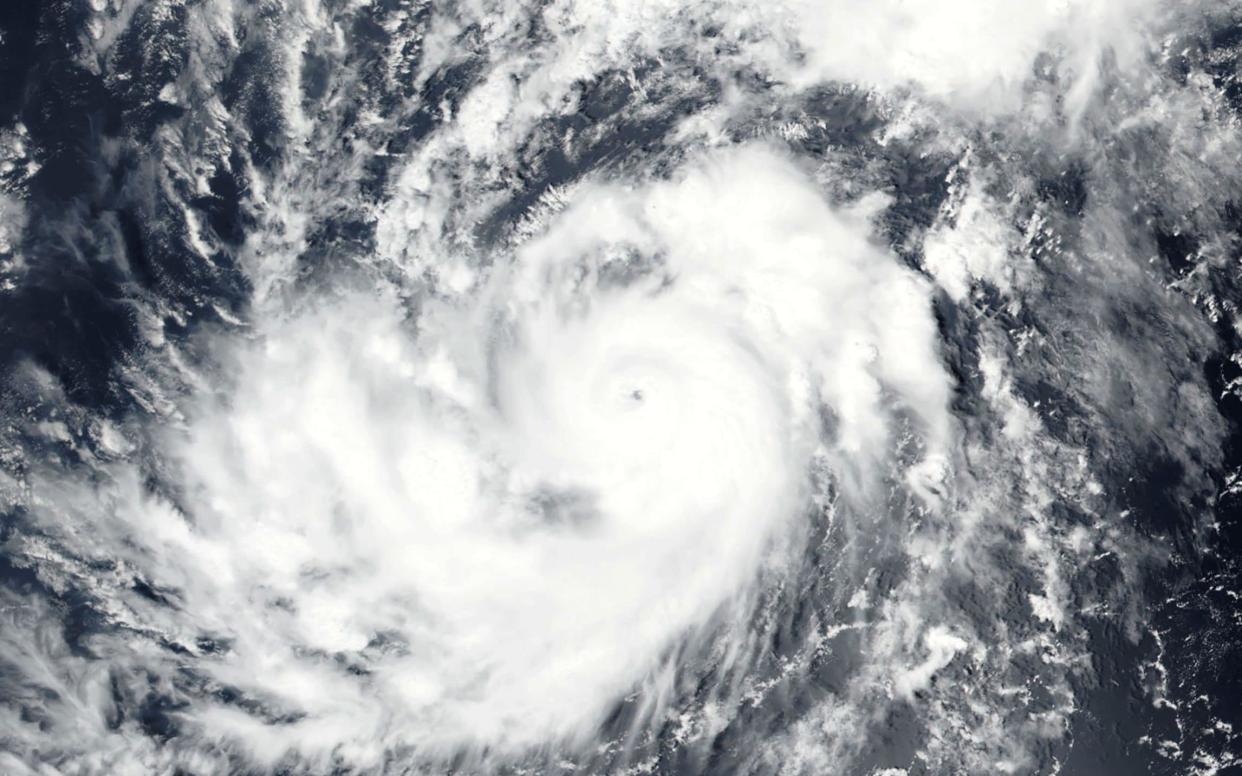 Satellite image of Hurricane Irma - AFP