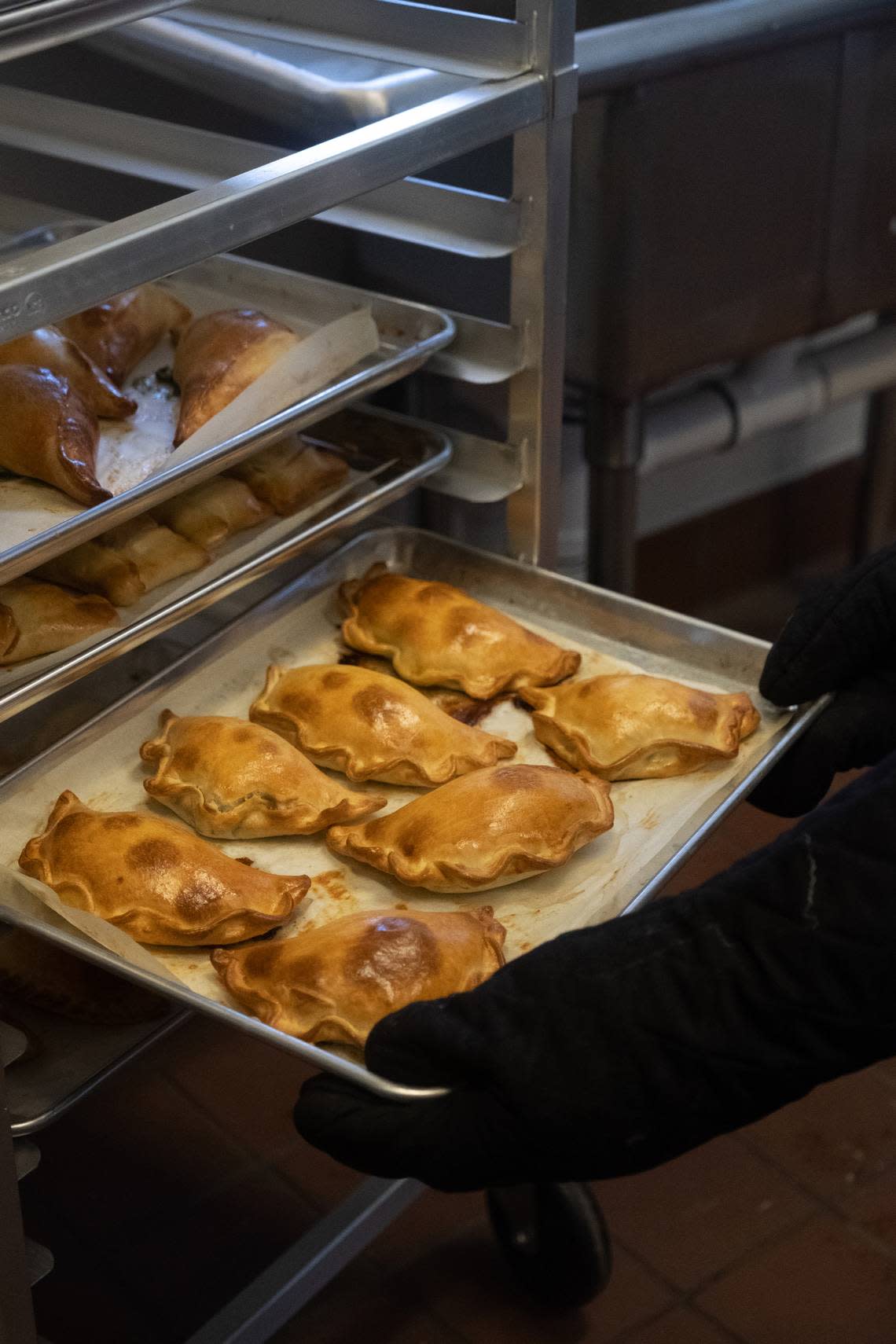 Empanadas at the Forgotten Bakery.