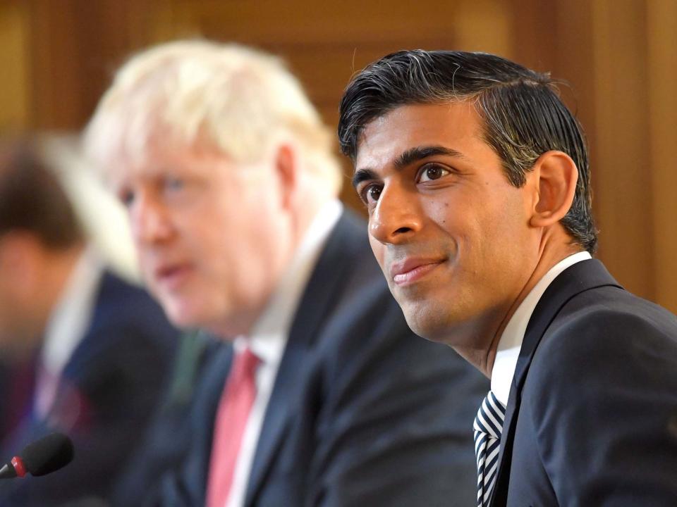 Rishi Sunak, right, and Boris Johnson should consider the merits of doughnut economics (PA)