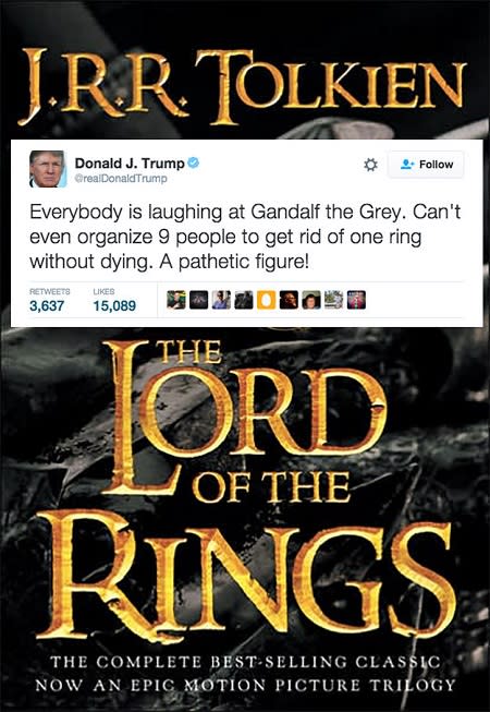 lord of the rings donald trump