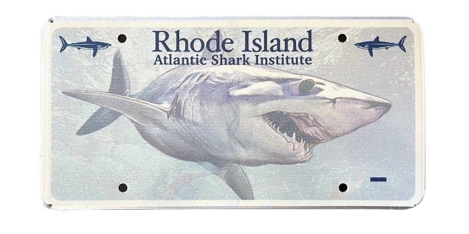 The plates will cost $42.50 a set, with $20 of the price going to the Atlantic Shark Institute.