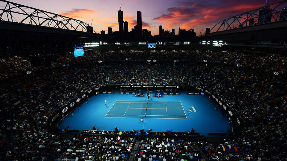 Rod Laver Arena, pictured here during the 2020 Australian Open.