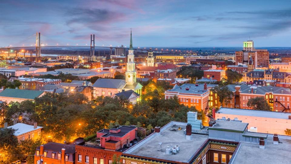 Savannah, Georgia, USA Skyline