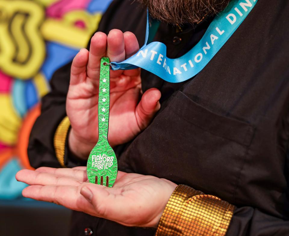 An Fairfield food promotion featuring locally owned restaurants and bakeries with international cuisine will offer a spork medal to registered participants who visit four eateries on the Flavors of Fairfield tour.