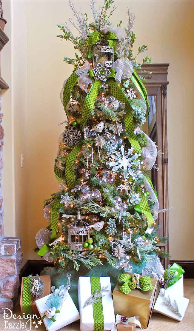 8) Jeweled Forest Christmas Tree