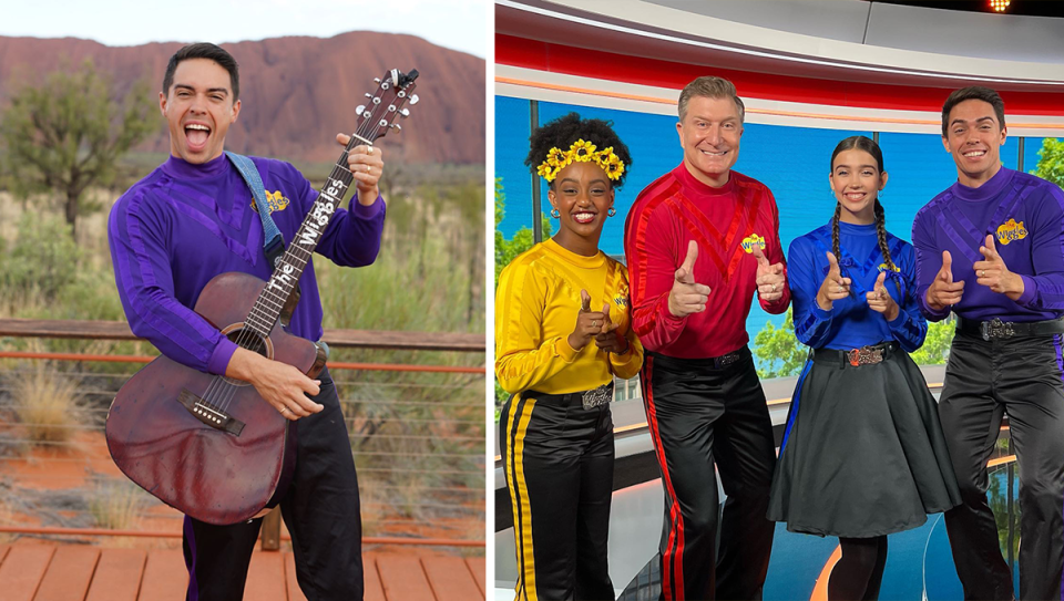 The Wiggles’ John Pearce / Tsehay Hawkins, Simon Pryce, Lucia Field and John Pearce.