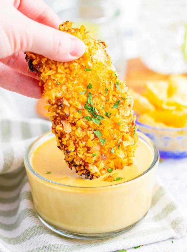 <p><a href="https://www.thecountrycook.net/crispy-air-fryer-chicken-tenders-recipe/" rel="nofollow noopener" target="_blank" data-ylk="slk:The Country;elm:context_link;itc:0;sec:content-canvas" class="link ">The Country</a></p>