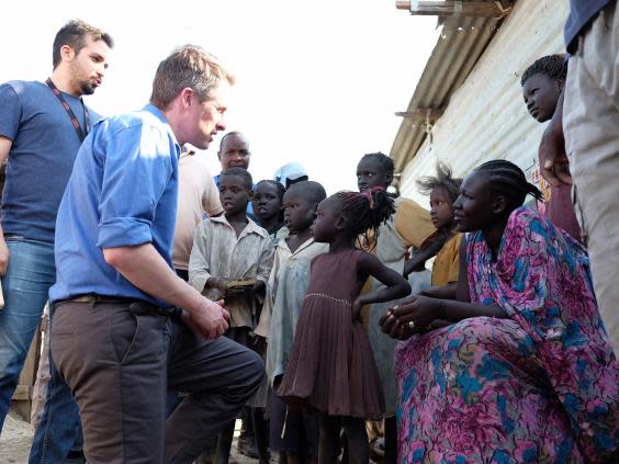 Gavin Williamson visited South Sudan on Friday (Kim Sengupta)