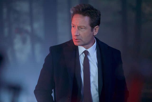 <p>20th Century Fox/Kobal/Shutterstock</p> David Duchovny in 'The X-Files'.