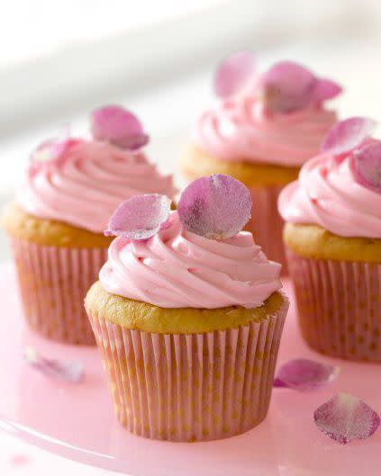 Rose Petal Cupcakes