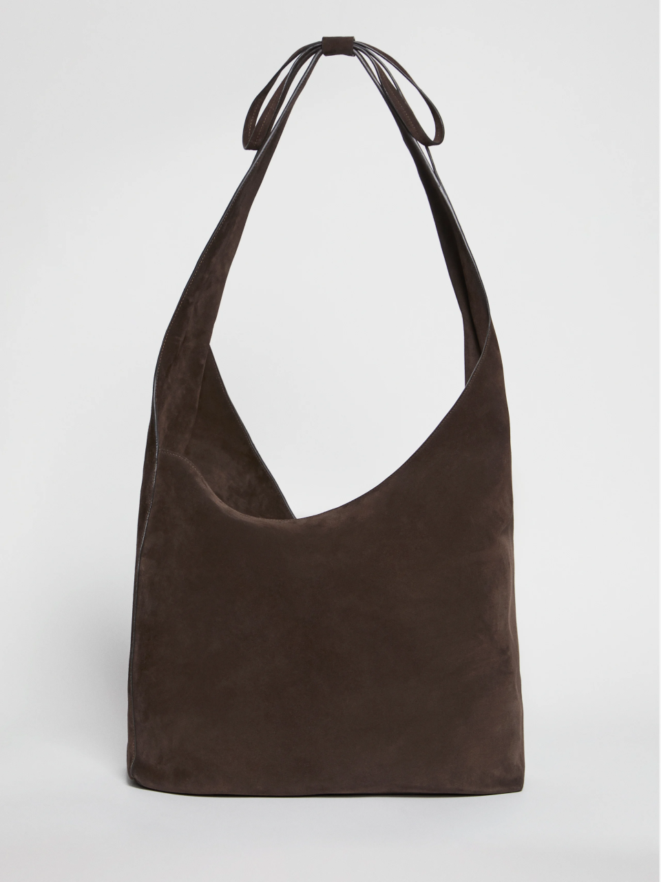 Reformation Oversized Vittoria Tote brown suede