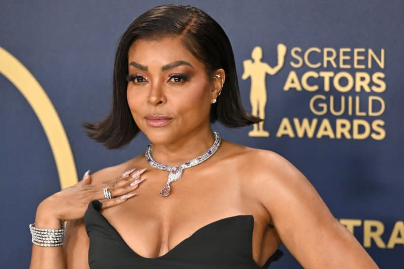 Taraji P. Henson attends the 30th annual SAG Awards at the Shrine Auditorium and Expo Hall in Los Angeles on February 24. Photo by Chris Chew/UPI