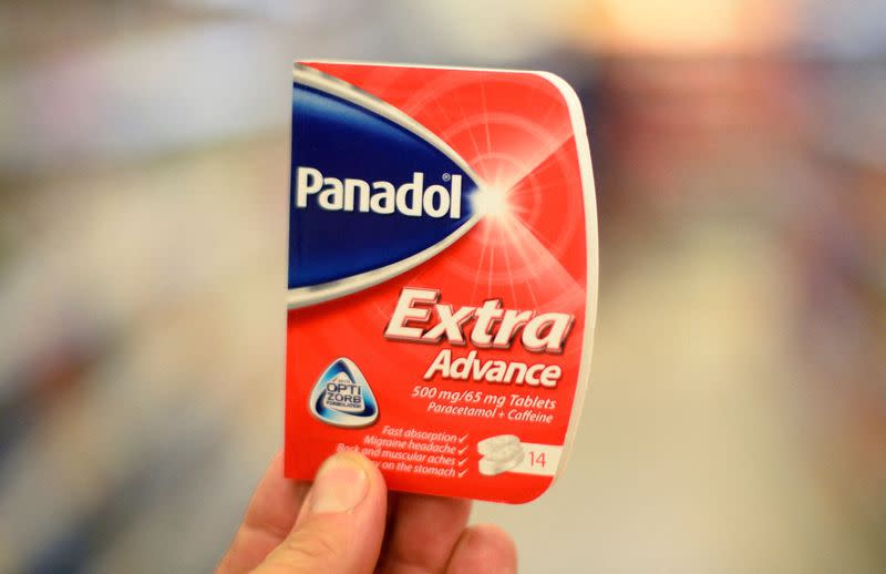 FILE PHOTO: A box of Panadol is seen in a pharmacy in London