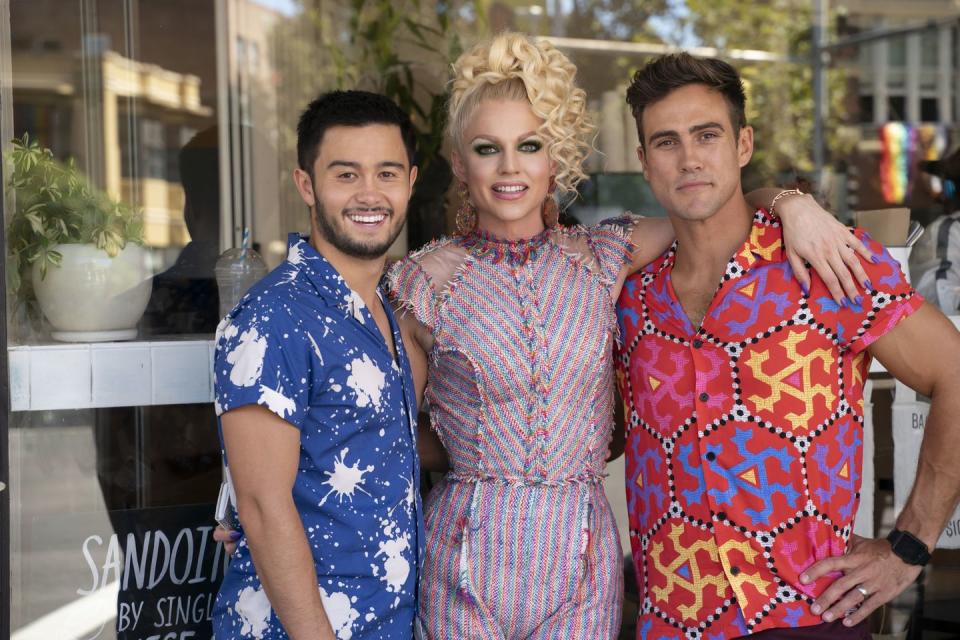 Friday, February 28: David and Aaron with Courtney Act