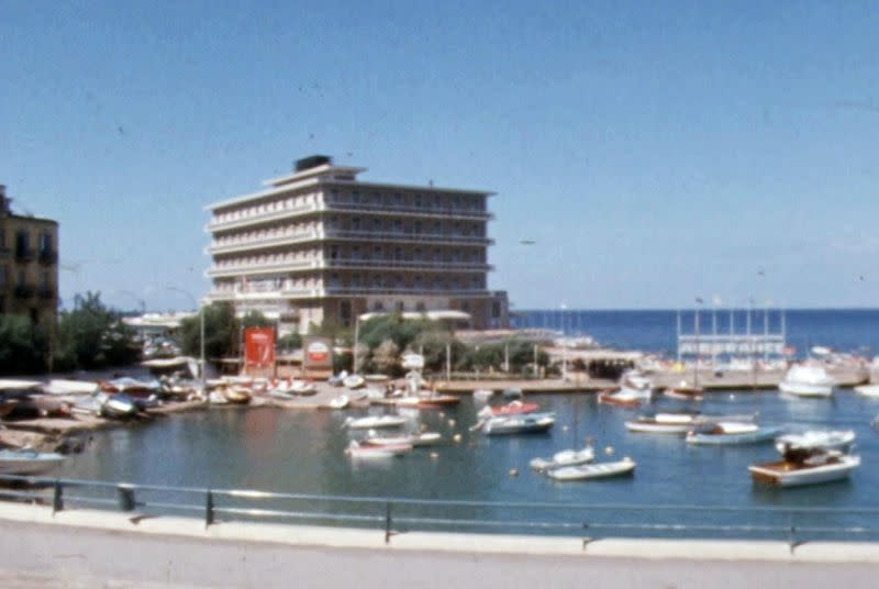 A general view of Saint George Hotel in Beirut