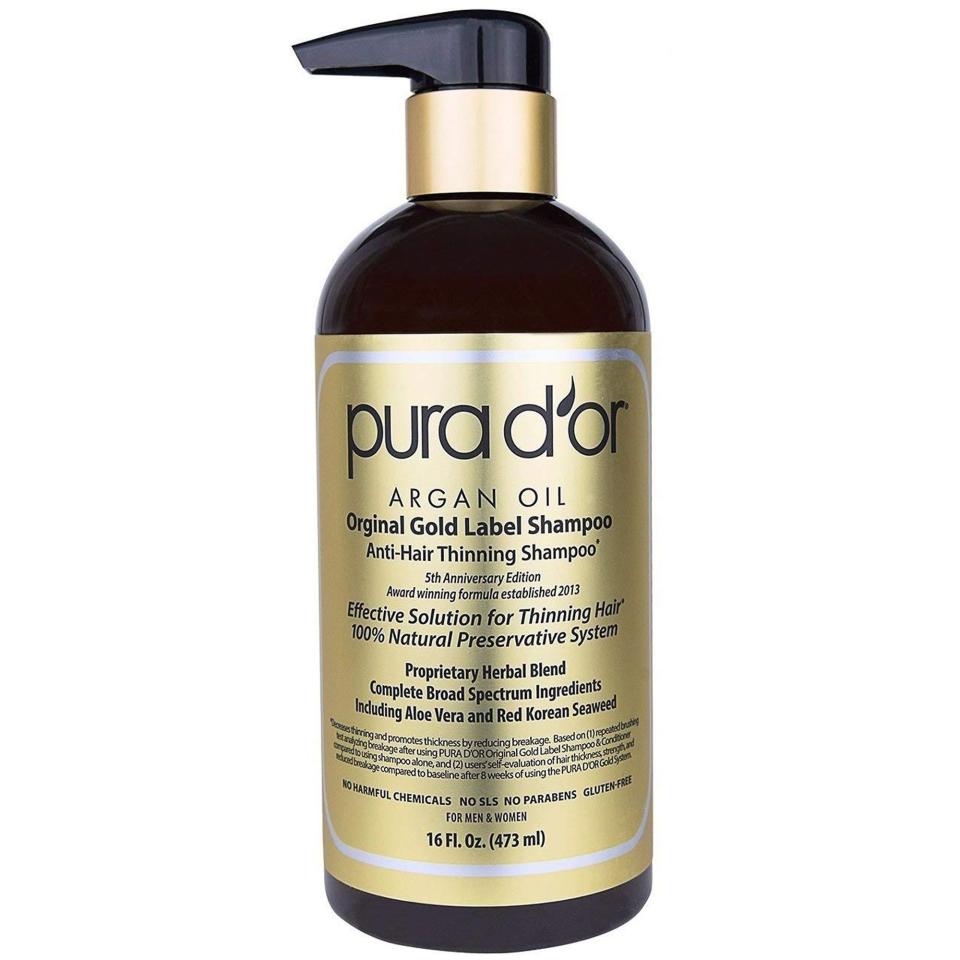 8) Pura D'or Original Gold Label Shampoo