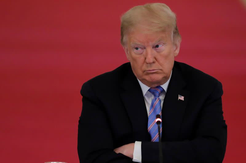 FILE PHOTO: U.S. President Trump hosts workforce advisory board meeting at the White House in Washington