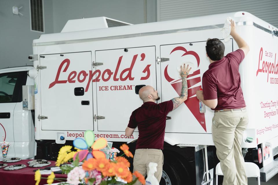 Great Dane and Leopold's Ice Cream have partnered on a new fleet of ice cream trucks to offer the historic Savannah ice cream brand more room to store goods on delivery. The event also marked the 122nd birthday for Great Dane as a company.