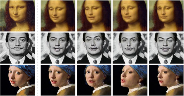 With deepfakes, even paintings can come alive. (Samsung AI Centre and Skolkovo Institute of Science and Technology)