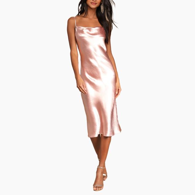 Zara's Pink Satin Dress Went Viral & Sold Out—Shop These 9 Dupes