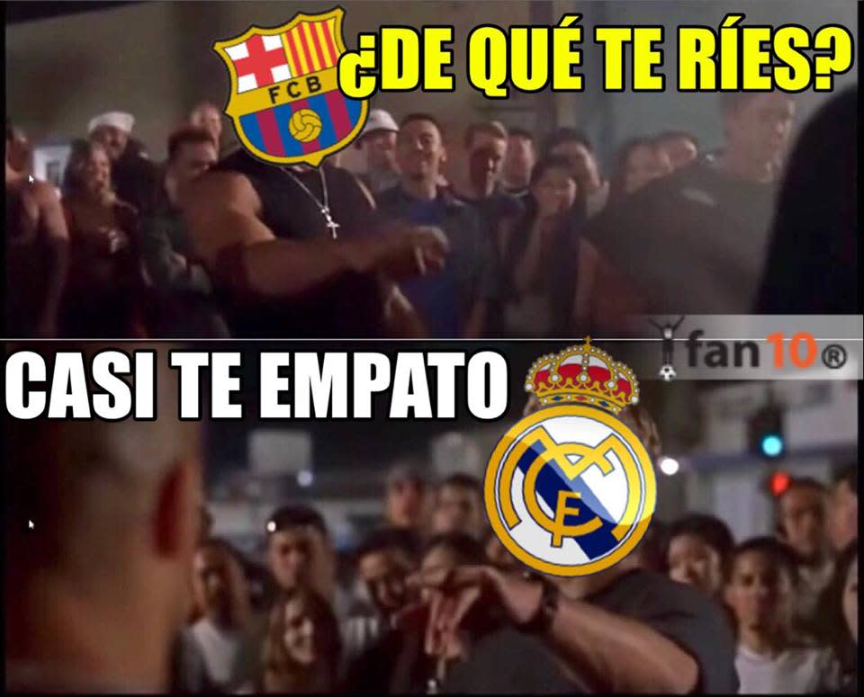 Los memes del Real Madrid vs Barcelona