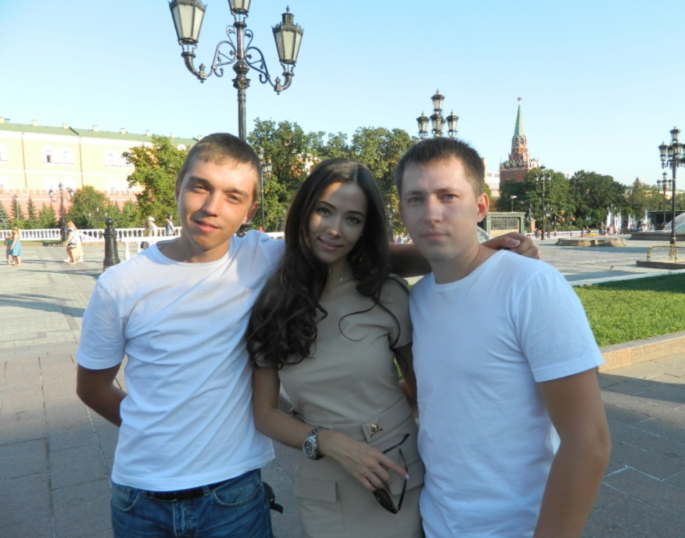 Photo of Ivan, Anastasiya and Uriy without their youngest brother, Maxim, who was moved to New Zealand in 2002.