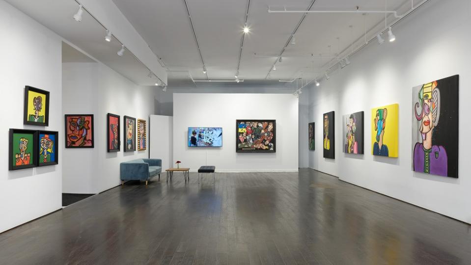 His debut solo show at Chase Contemporary in New York. - Credit: Chase Contemporary