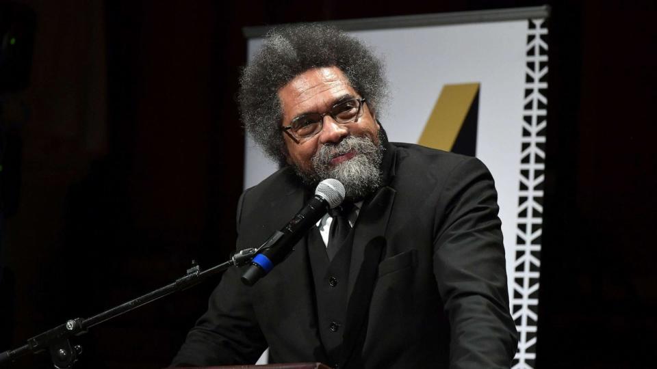 PHOTO: In this Oct. 22, 2019, file photo, Cornel West speaks at the 2019 Hutchins Center Honors W.E.B. Du Bois Medal Ceremony at Harvard University in Cambridge, Mass. (Paul Marotta/Getty Images, FILE)