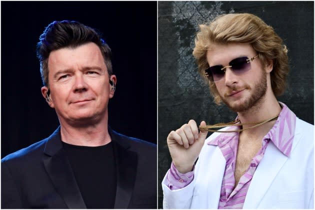 Rick-Astley-Yung-Gravy-lawsuit - Credit: Dave Simpson/WireImage; Theo Wargo/Getty Images for MTV/Paramount Global