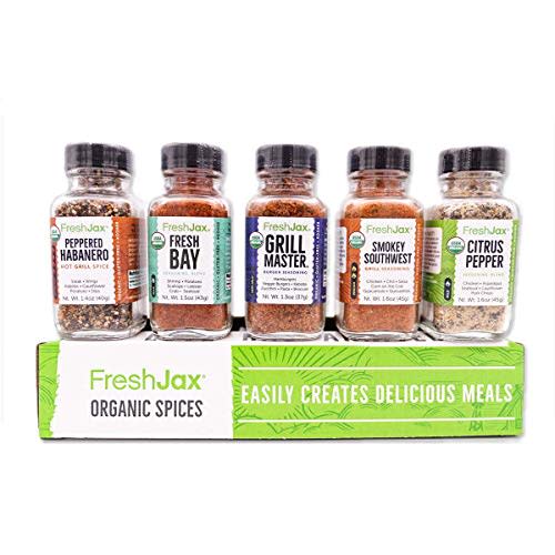 Freshjax Grill and BBQ Organic Seasoning 3 Pack, Size: Large