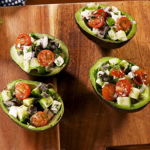 Greek Stuffed Avocado