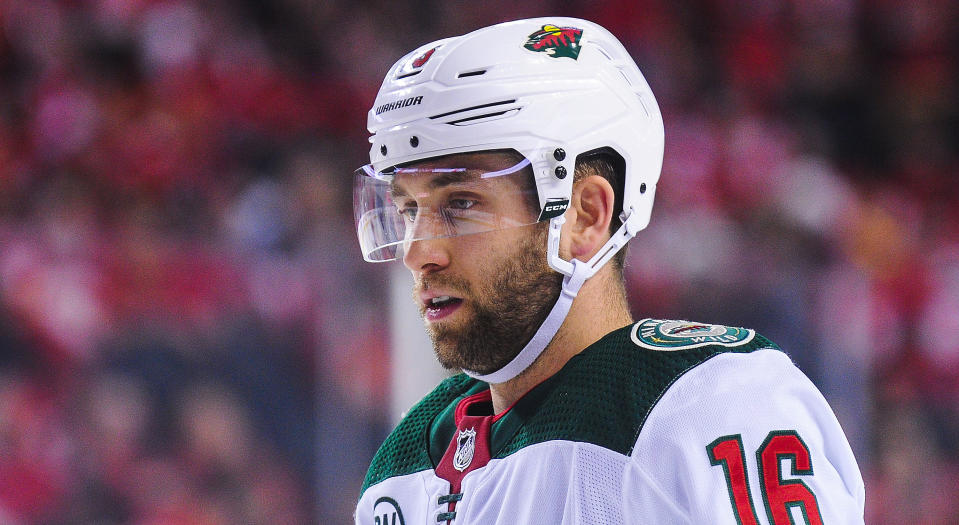 Jason Zucker of the Minnesota Wild had some pointed things to say following his squad's 4-0 defeat at the hands of the Montreal Canadiens. (Photo by Derek Leung/Getty Images)