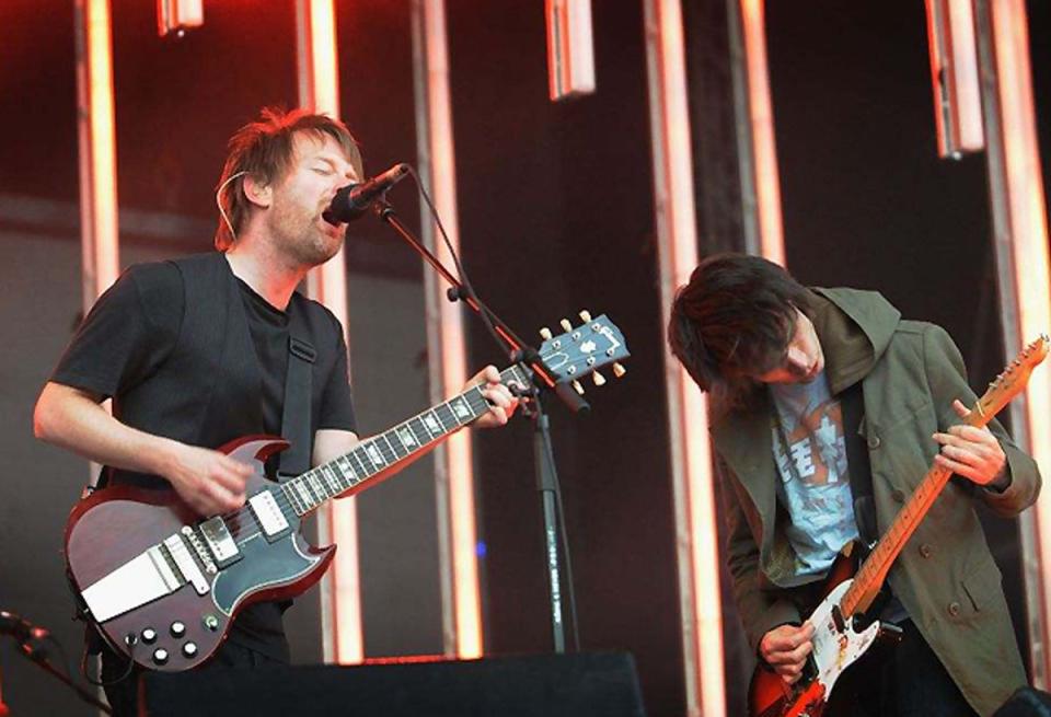 Radiohead’s history with Israel goes back to the early stages of their career (Jim Dyson/Getty Images)