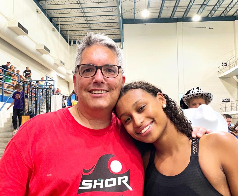 Amie Barrow hopes to become the first athlete trained by longtime Shorewood Swim Club coach Dave Westfahl to reach the Olympics.