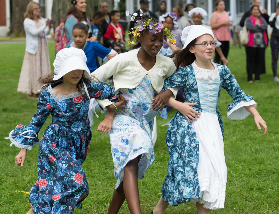 It'll be normal to see folks in colonial garb at the annual Dover Days celebration on Saturday, May 6