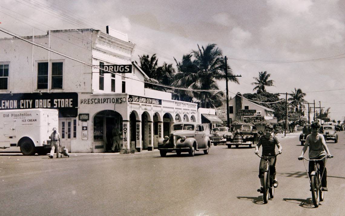 Lemon City Drug Store in 1948.
