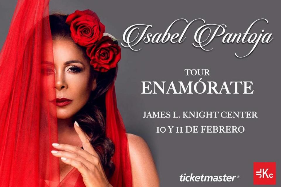 Isabel Pantoja en la gira "Enamórate” en el James L. Knight.