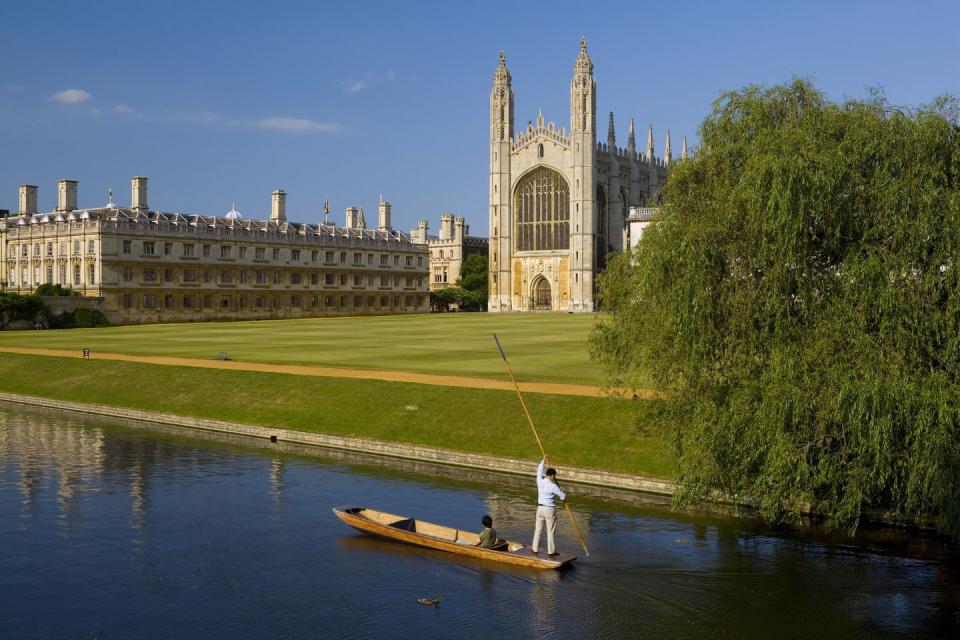 <p>This iconic British city is a beautiful setting for a day trip from London. Spend the morning punting on the River Cam before visiting the jaw-dropping buildings that make up Cambridge University as well as its botanic gardens. And, of course, you've got to have an afternoon tea while you're there; try cosy Fitzbillies, which has been around since the 1920s, and is a Cambridge institution.</p><p><strong>Getting there:</strong> Around 50 minutes by train from King's Cross.</p>