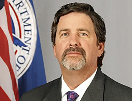 Kelly Hoggan, head of security for the U.S. Transportation Security Administration (TSA), is seen in an undated picture from the Transportation Security Administration. Hoggan has been removed from his position, the U.S. House of Representatives Oversight Committee said on Monday on Twitter. Transportation Security Administration/Handout via Reuters