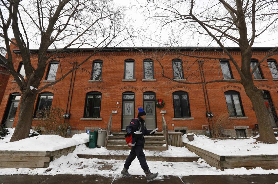 Canada Post serves 15.1 million addresses, but only one-third of Canadians (about five million homes) get their mail delivered to their door. Everyone else picks it up from community, apartment or rural-lot-line mailboxes. (CBC)