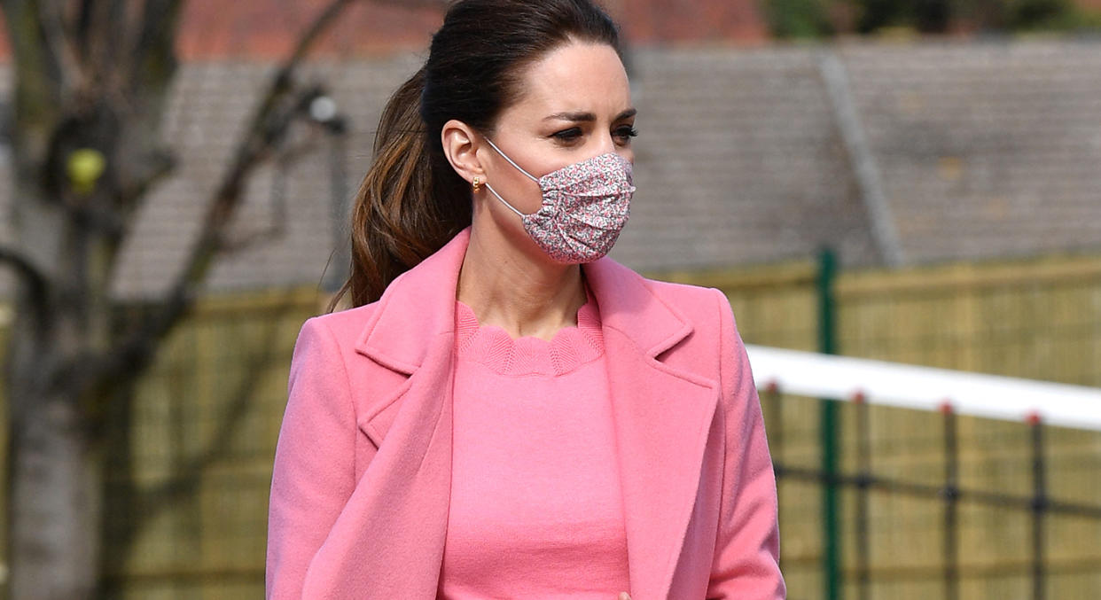 Boden has expanded its scallop range the Duchess of Cambridge has previously worn.  (Getty Images)