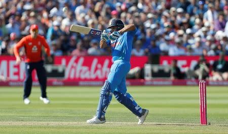 Cricket - England v India - Third International T20 - The Brightside Ground, Bristol, Britain - July 8, 2018 India's Rohit Sharma in action Action Images via Reuters/Ed Sykes