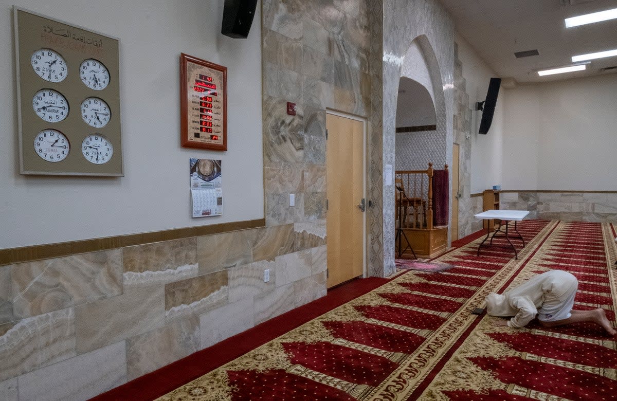 The local mosque where the four men were killed in Albuquerque (ASSOCIATED PRESS)