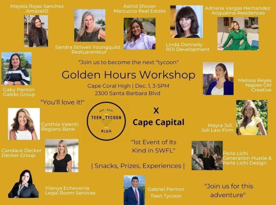 Golden Hours workshop flyer