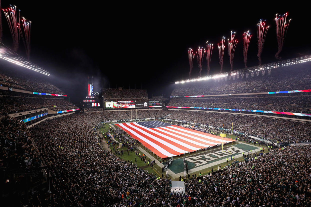 President Donald Trump tweeted out his solution to the NFL’s national anthem debate on Friday, just hours after the NFL and NFLPA announced it was suspending the current policy while both sides meet to discuss how to resolve the issue. (Getty Images)